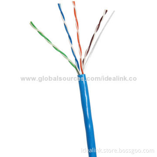 UTP Cat5e Cable with PVC and LSZH Jacket, Supports OEM, Customized Services Provided